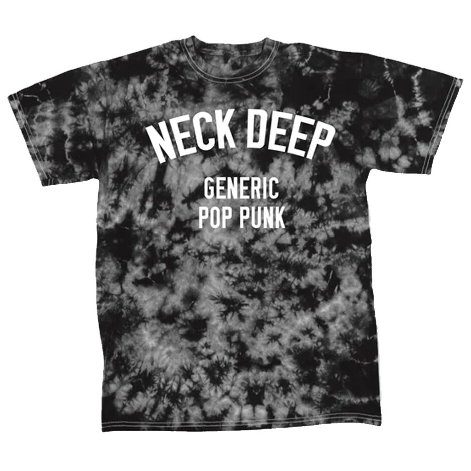 NECK DEEP Generic Pop Punk Tshirt (Tie Dye) /3211144401228TSLG/