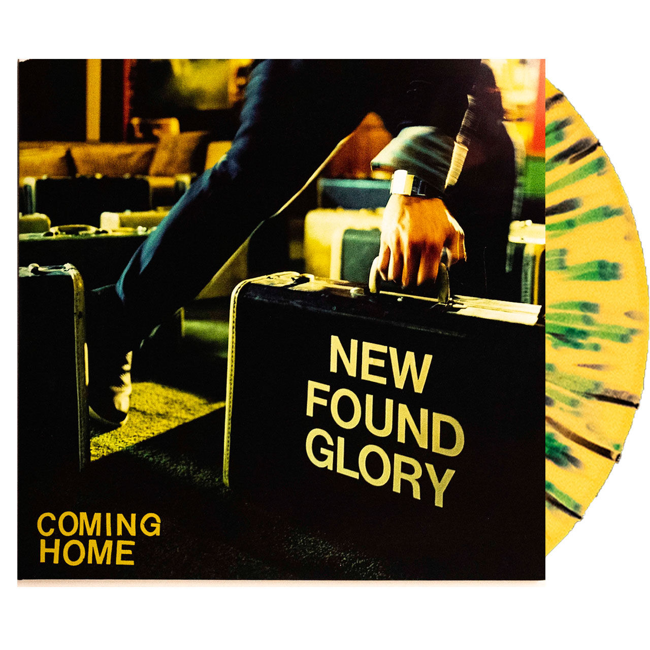 New found hotsell glory - Coming Home Custard with Black & Evergreen Splatter Vinyl LP