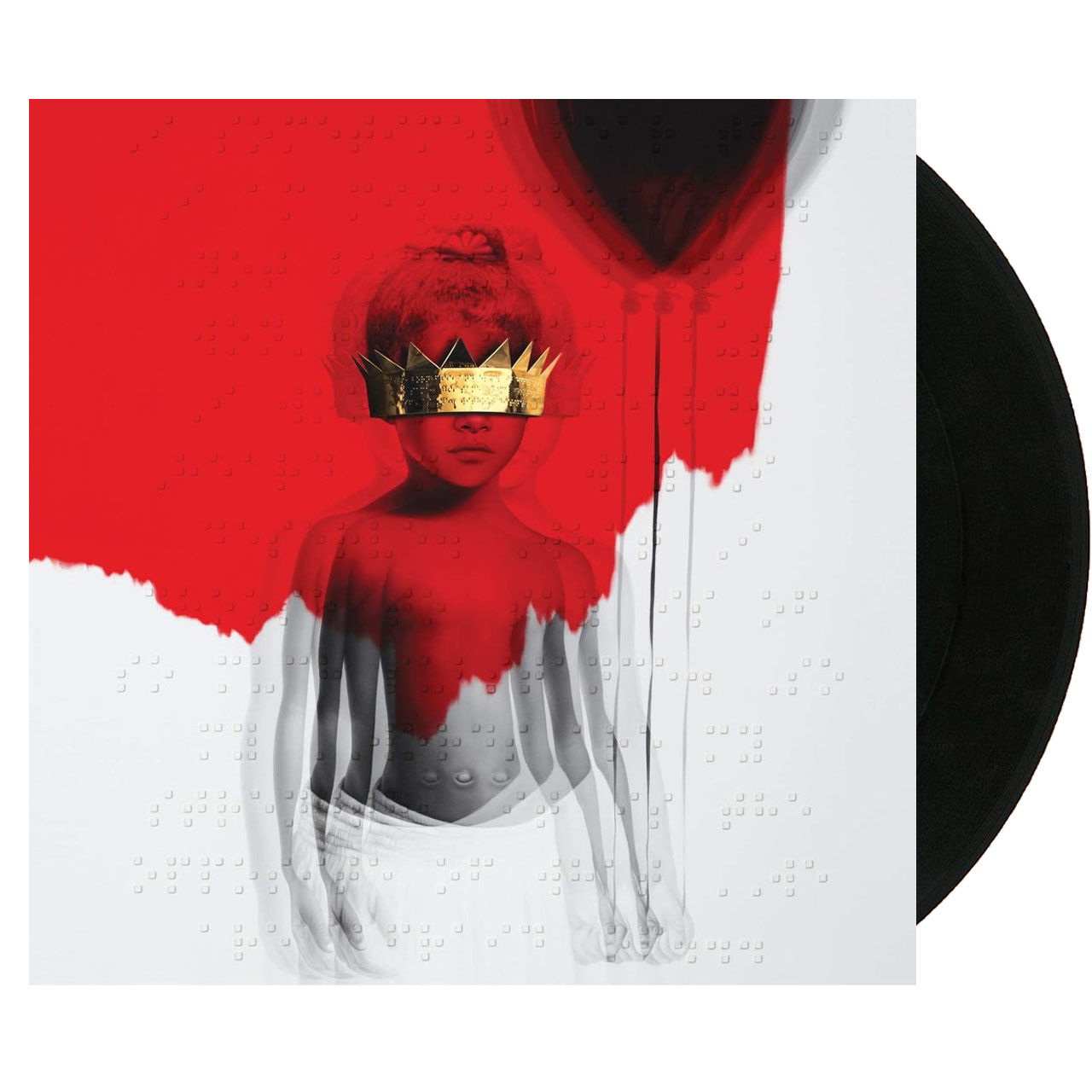 Rihanna - hotsell ANTI Black Vinyl with Braille Indented Cover, Includes 5 Photographs