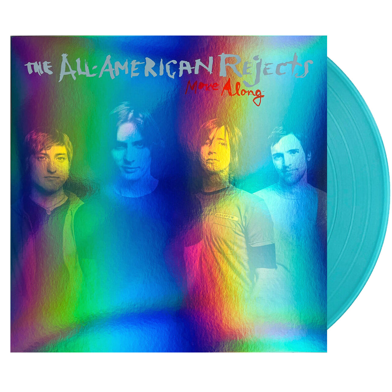 THE ALL AMERICAN REJECTS Move Along Metallic Foil Blue Vinyl