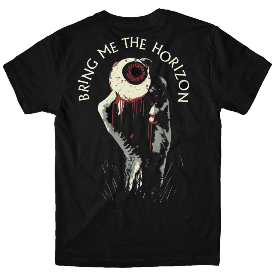 BRING ME THE HORIZON Zombie Eye Black Tshirt Back
