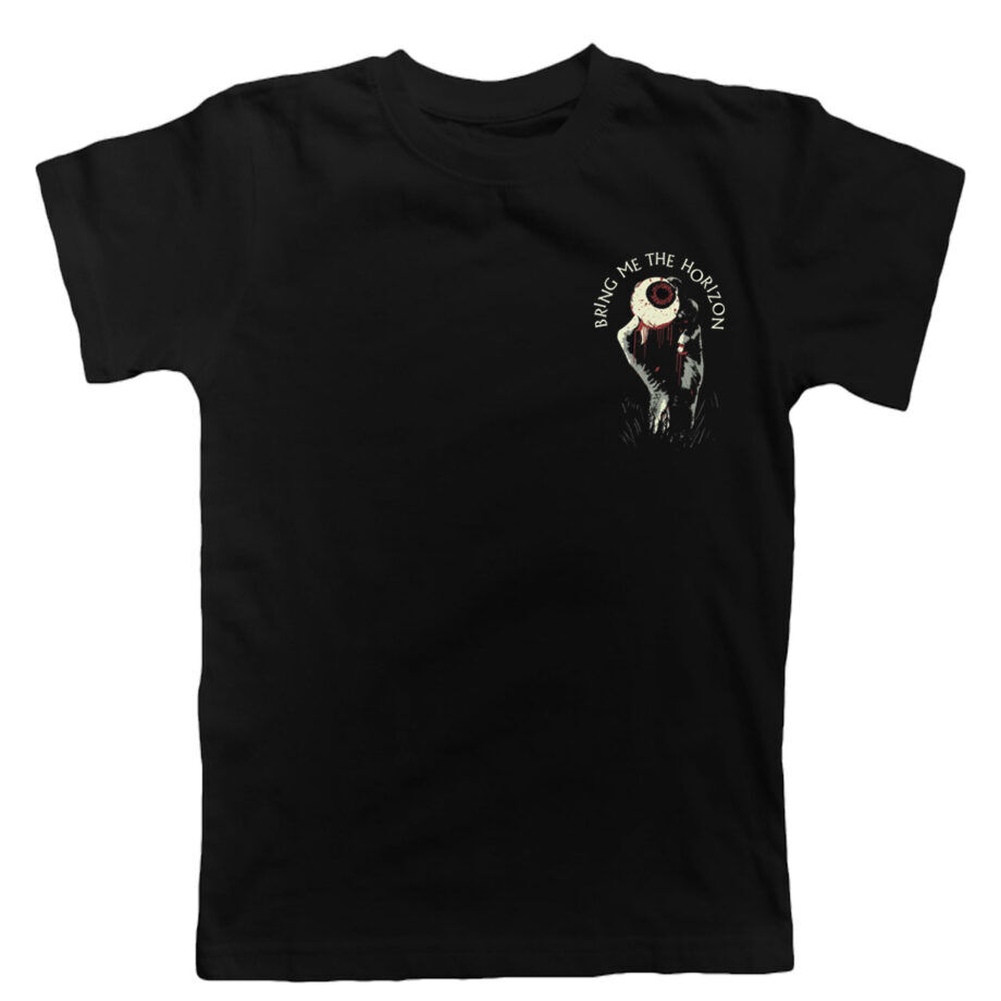 BRING ME THE HORIZON Zombie Eye Black Tshirt Front