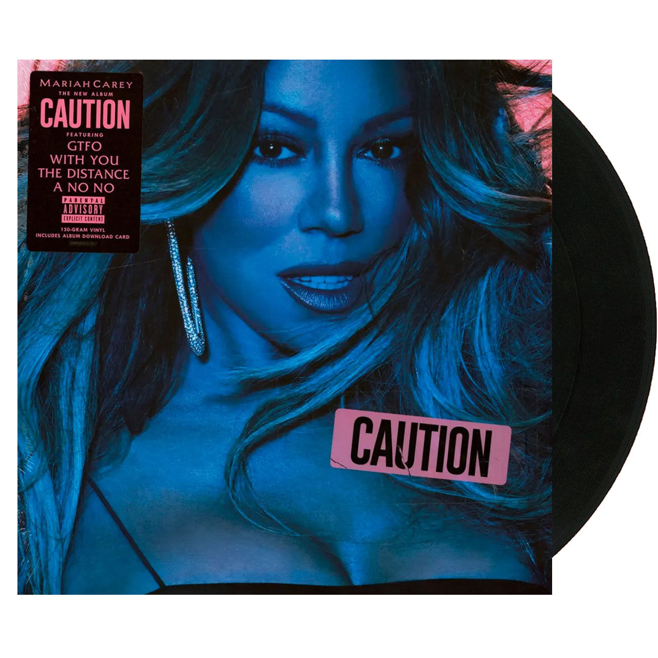 MARIAH CAREY OFFICIAL CAUTION PICTURE DISC LIMITED NUMBERED
