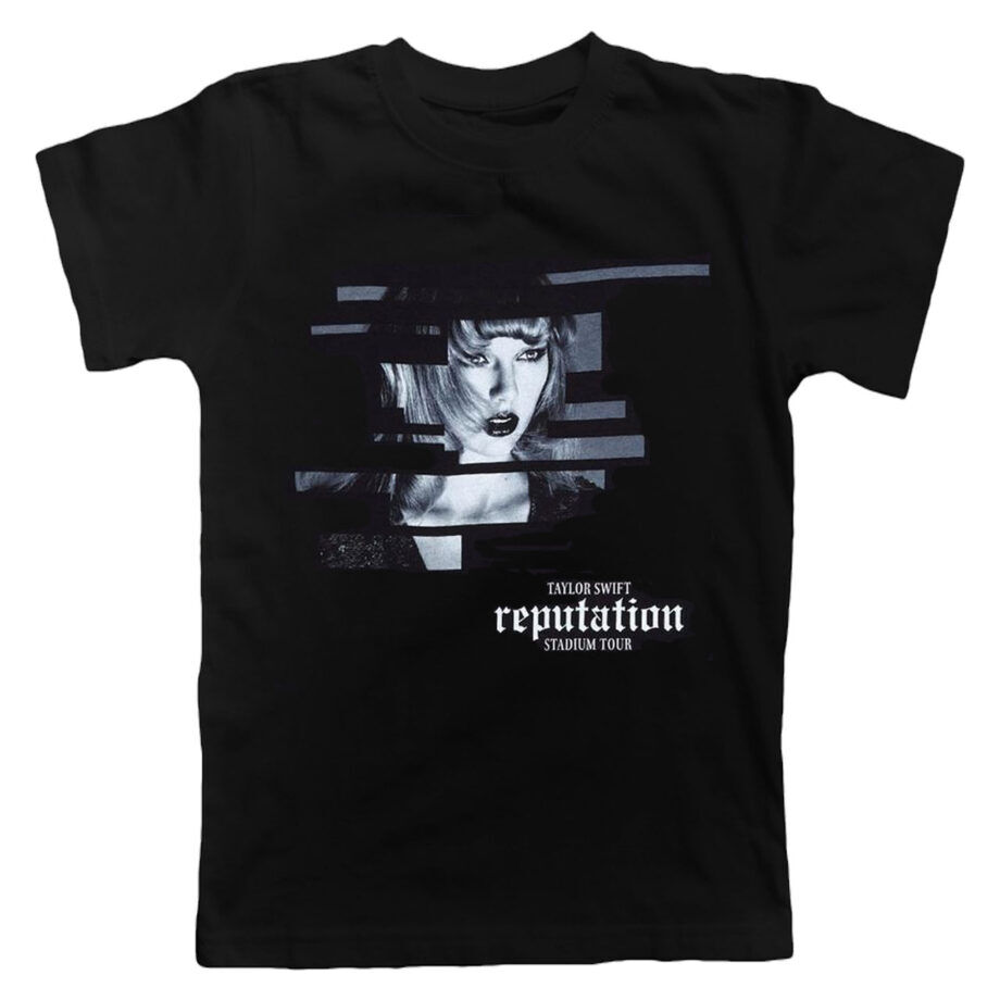 TAYLOR SWIFT Reputation Split Photo Dateback Tshirt
