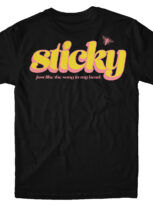 The Maine Sticky Tee Tshirt (black) (back)