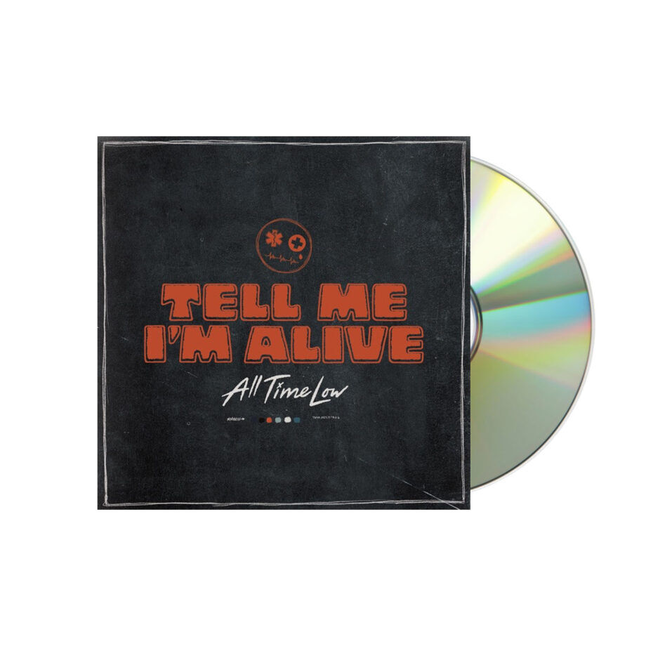 ALL TIME LOW Tell Me I'm Alive CD, Case Dent
