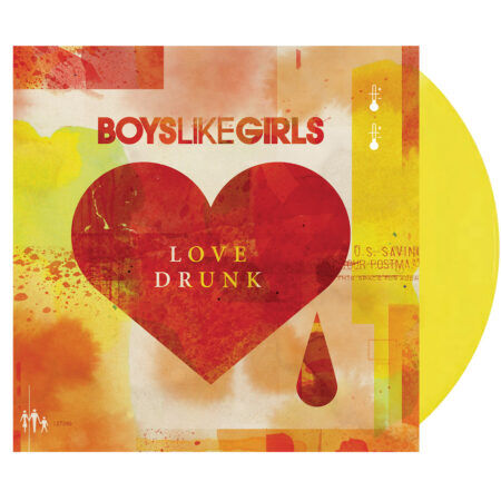 BOYS LIKE GIRLS Love Drunk UO Lemon Vinyl