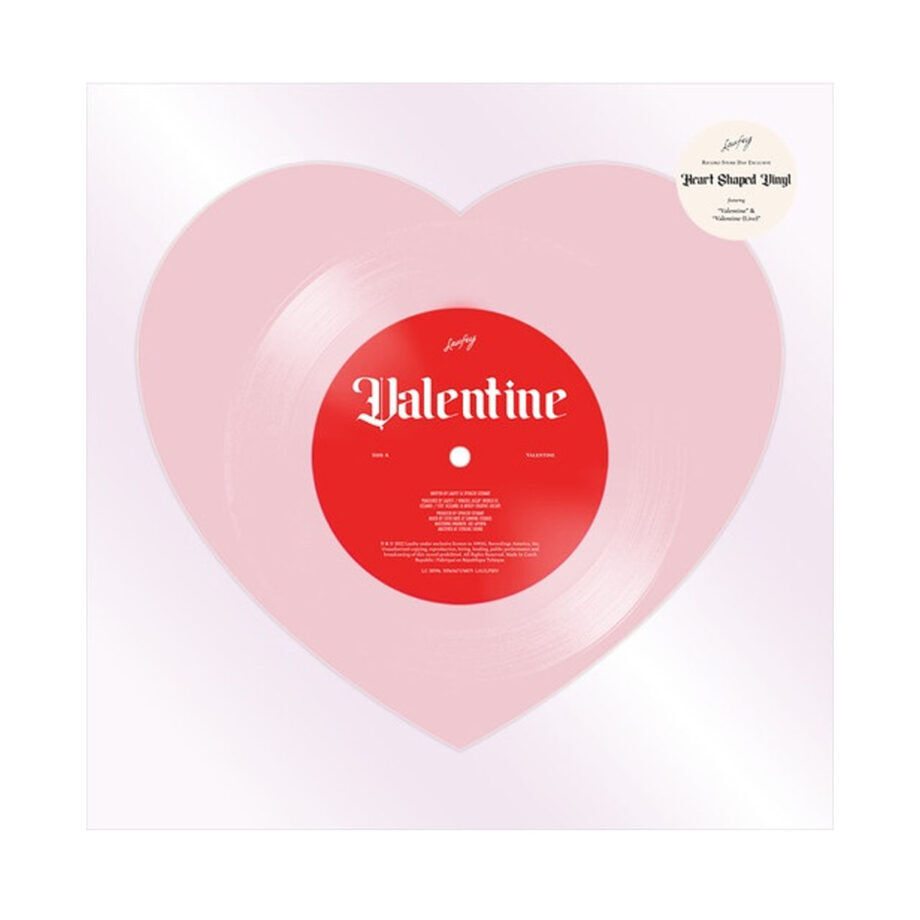 LAUFEY Valentine Heart Shaped RSD Pink Vinyl