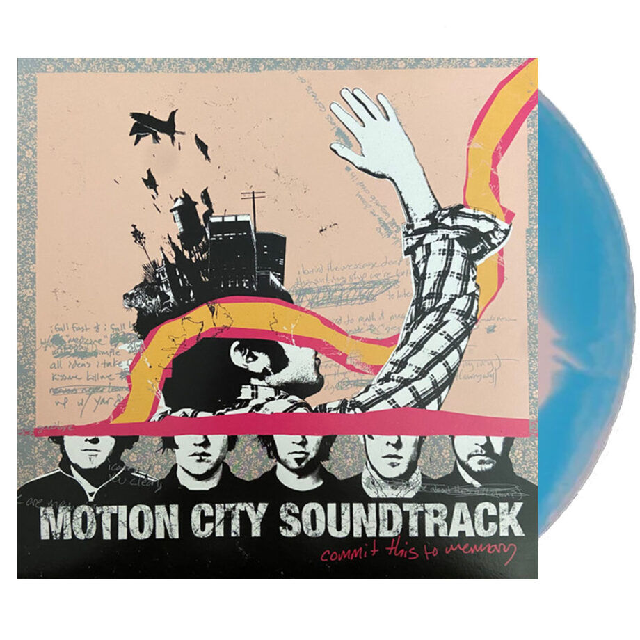 MOTION CITY SOUNDTRACK Commit This to Memory BB Pink Blue Vinyl