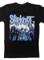 SLIPKNOT 20th Anniversary Tattered & Torn Black Tshirt Front
