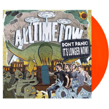 All Time Low Don't Panic It's Longer Now Orange Vinyl