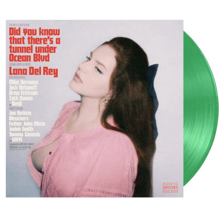 Lana Del Rey Did You Know That There's A Tunnel Under Ocean Blvd 2XLP Vinyl  Light Green - US