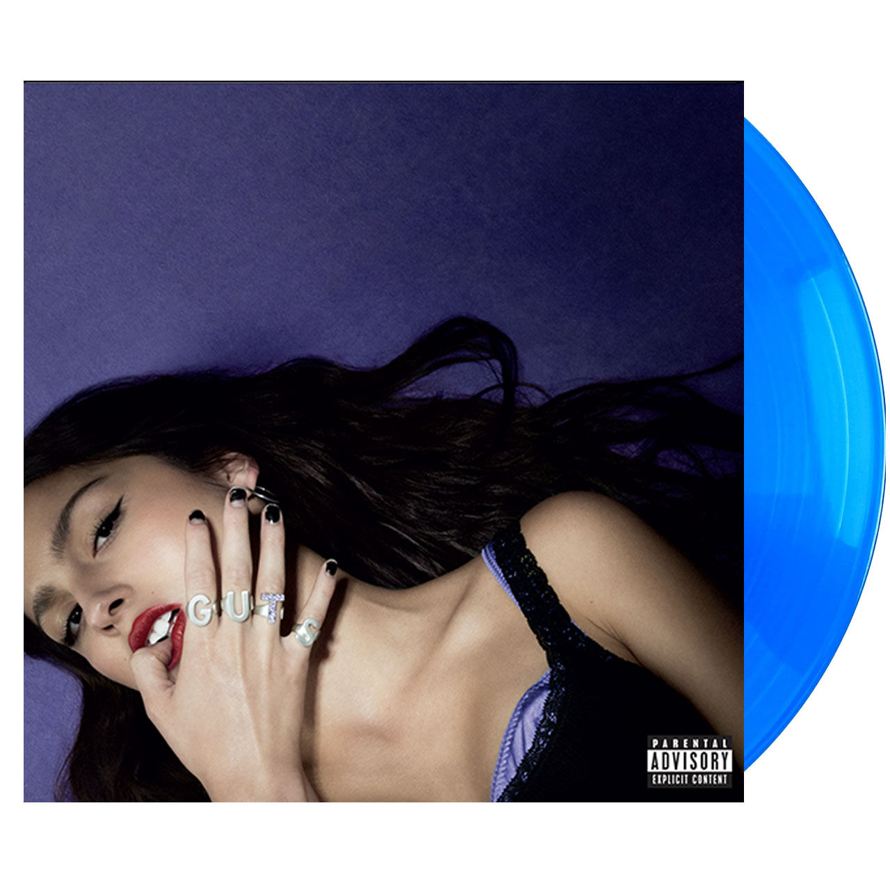 Olivia Rodrigo Guts LP Limited Edition Bright Blue Vinyl Ships Now Corner  Crease