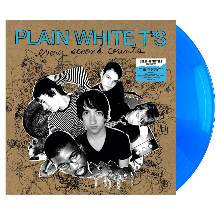 PLAIN WHITE TS Every Second Counts UO Blue Vinyl