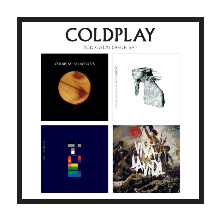 COLDPLAY Parachute A Rush Of Blood Viva La Vida X&Y 4CD Box Set, CD