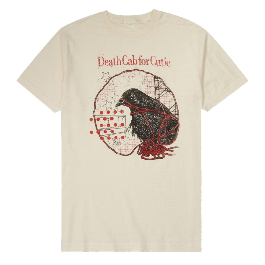 DEATH CAB FOR CUTIE Transatlanticism Crow Beige Natural Tshirt