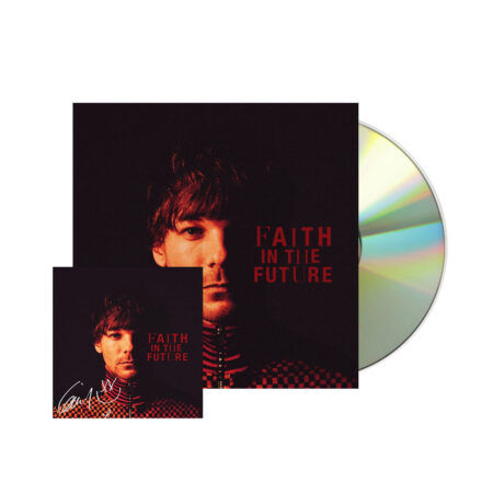 LOUIS TOMLINSON Faith In The Future CD, Signed Card
