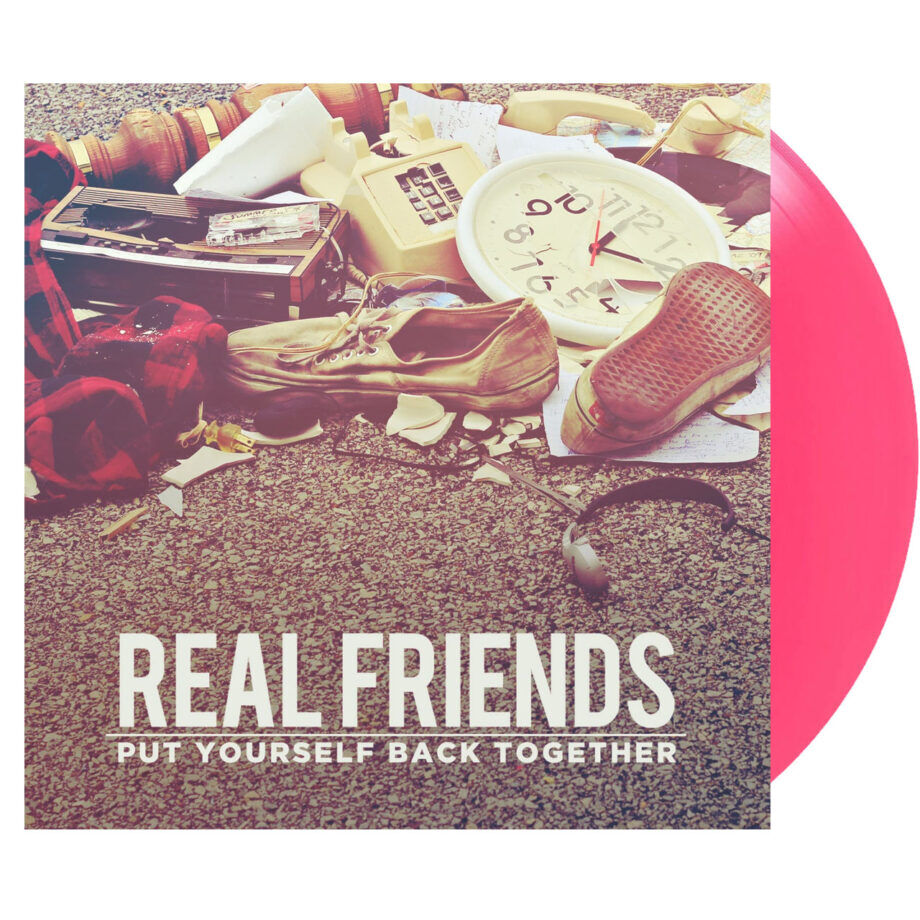 REAL FRIENDS Put Yourself Back Together EXC Pink Vinyl