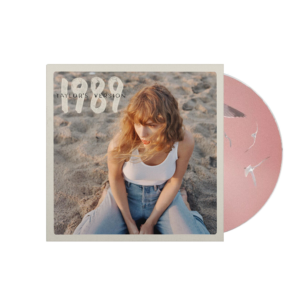 TAYLOR SWIFT 1989 (Taylor’s Version) Rose Garden Pink Deluxe Jewel Case CD, Case Dent