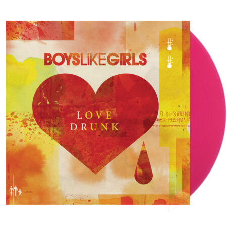 BOYS LIKE GIRLS Love Drunk Magenta Vinyl