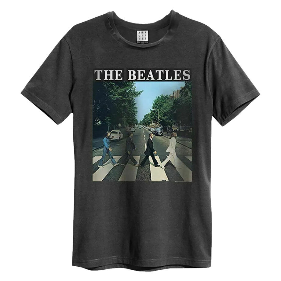 THE BEATLES Abbey Road Amplified Black Tshirt