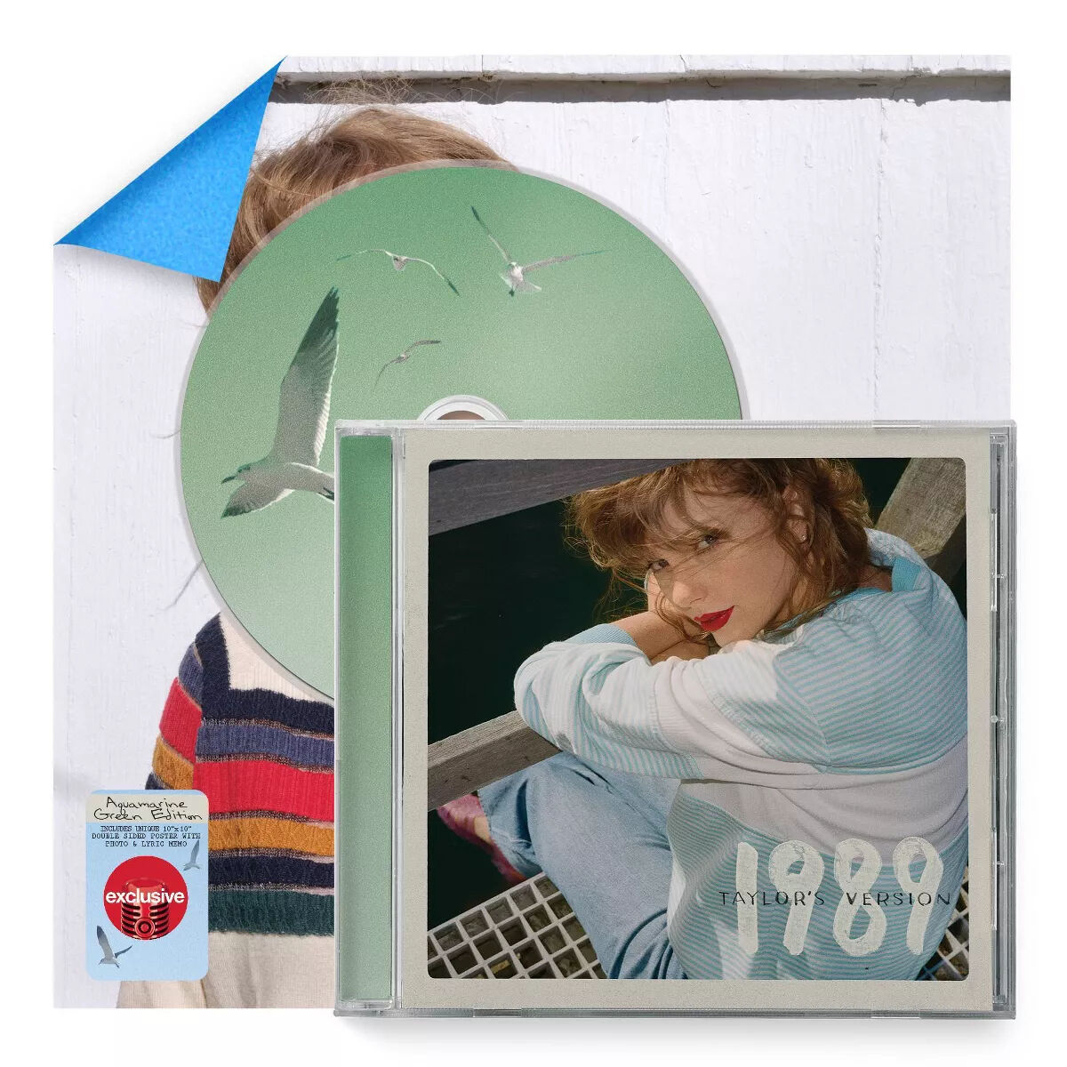 TAYLOR SWIFT 1989 (Taylor’s Version) Aquamarine Green Deluxe Edition Target CD