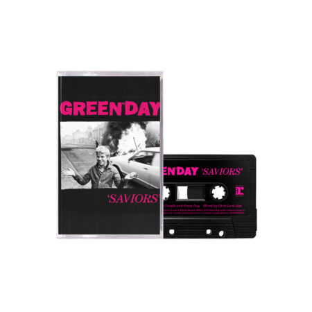 Green Day Saviors Black Jewel Case Cassette