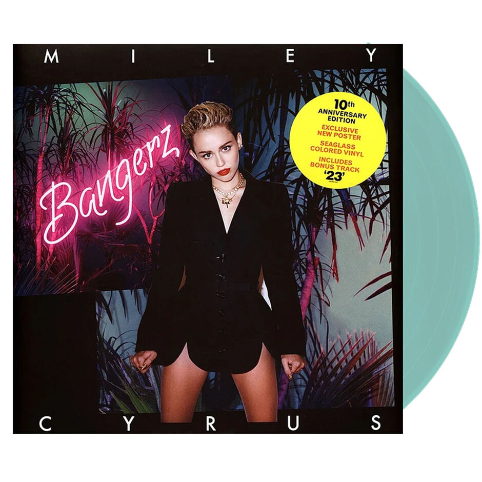 MILEY CYRUS Bangerz (10th Anniversary Edition) UO Sea Glass 2LP Vinyl