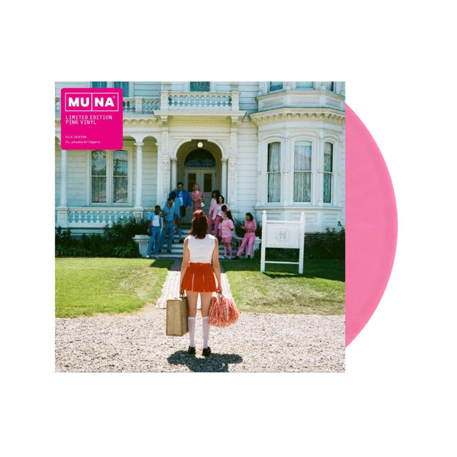 Muna Silk Chiffon Pink Vinyl