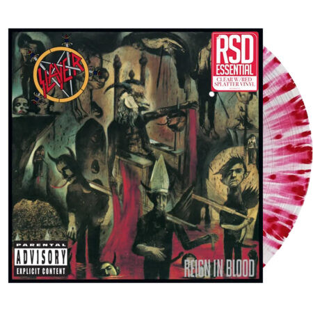 Slayer Reign In Blood Rsd Clear Red Splatter Vinyl