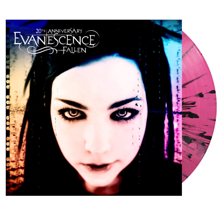 Evanescense Fallen 20th Anniversary Edition Indie Black Pink 2lp Vinyl