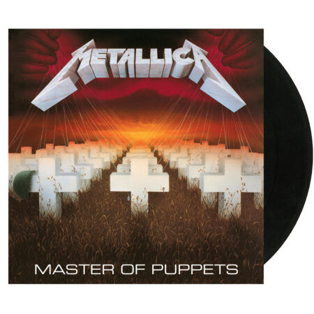 Metallica Master Of Puppets Black 1lp Vinyl