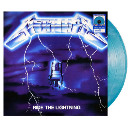 Metallica Ride The Lightning Wm Blue 1lp Vinyl