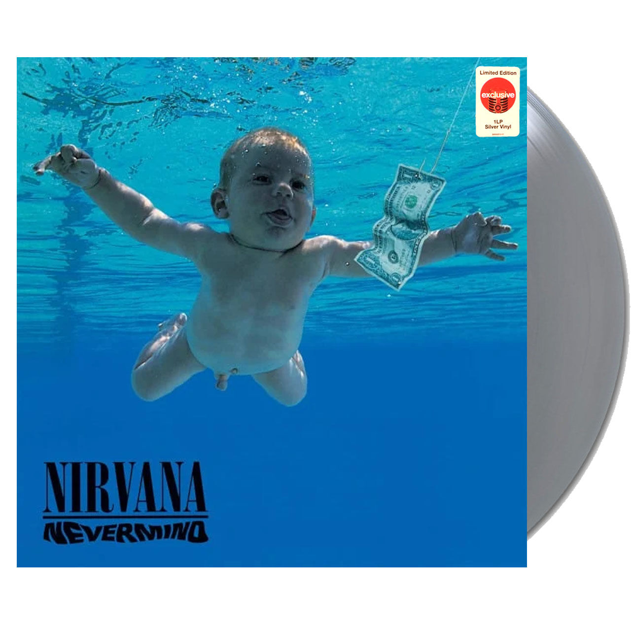 NIRVANA Nevermind Target Silver 1LP Vinyl