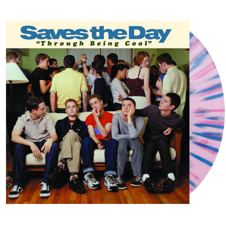 Saves The Day Through Being Cool 20 Years Pink Blue 2lp Vinyl