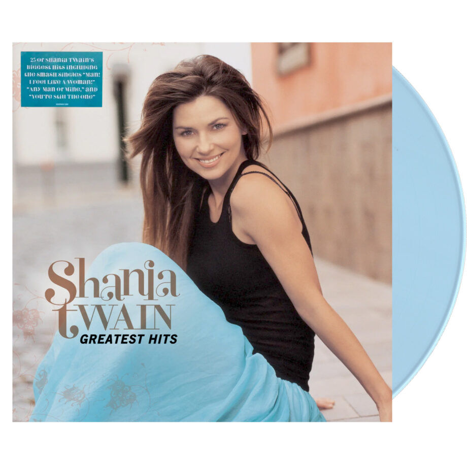 Shania Twain Greatest Hits Light Blue 2lp Vinyl