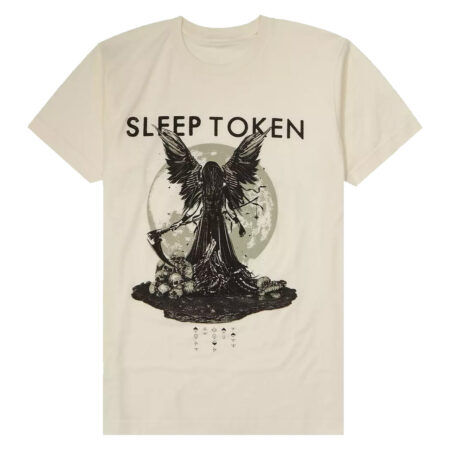 Sleep Token Winged Reaper Cream Tshirt