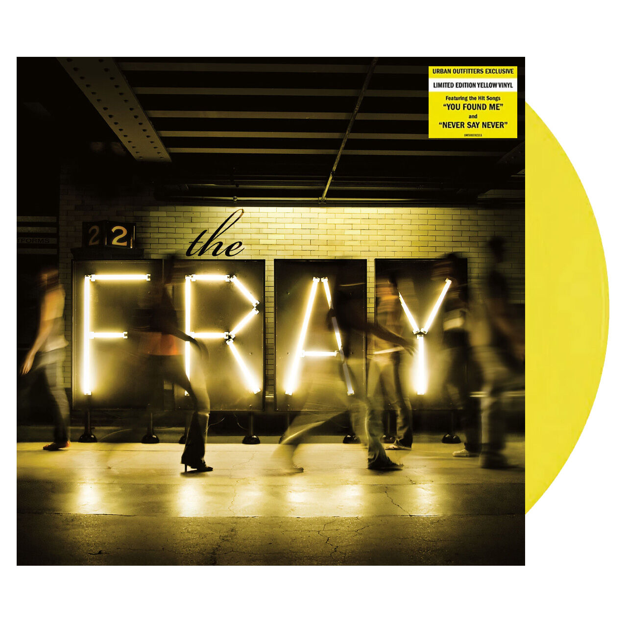 THE FRAY Self Titled UO Yellow 1LP Vinyl, Seam Split
