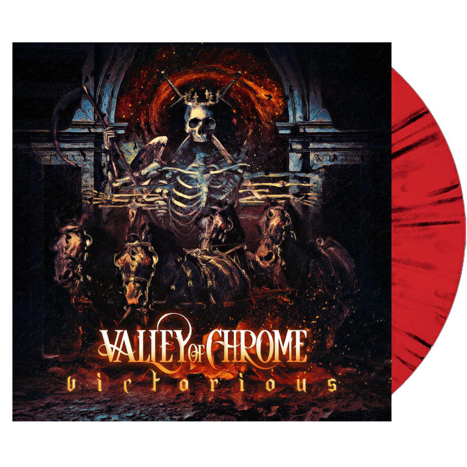 Valley Of Chrome Victorious Red Splatter 1lp Vinyl