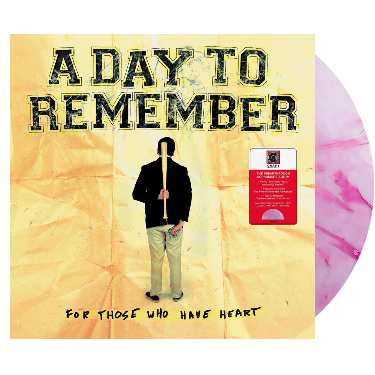 A DAY TO REMEMBER For Those Who Have Heart Indie Pink 1LP Vinyl