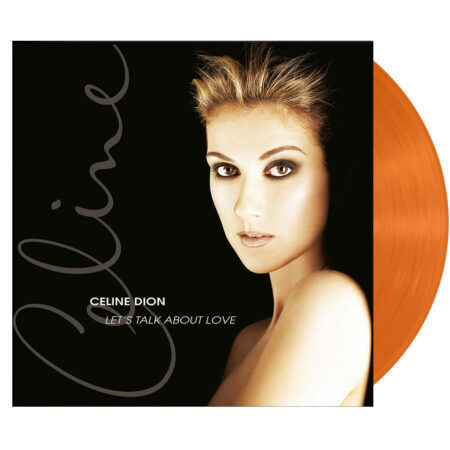 Celine Dione Let's Talk About Love 25th Anniversary Orange 2lp Vinyl