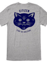 Citizen Stay In Solitude Gray Tshirt Back