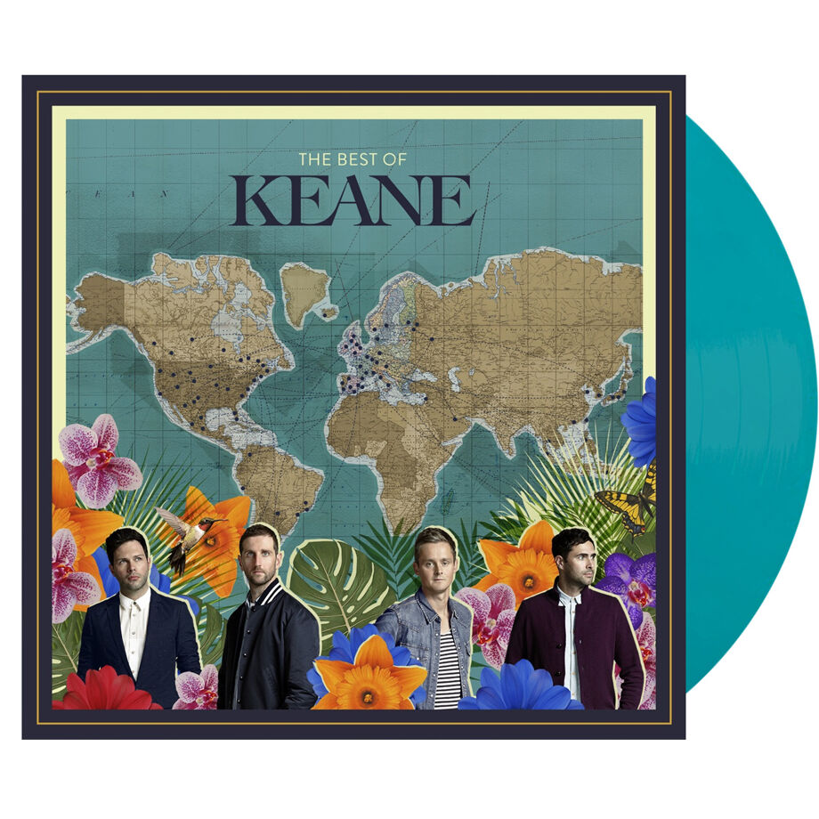 KEANE The Best Of Keane Vinyl, Cover Dent (Teal, 2LP)