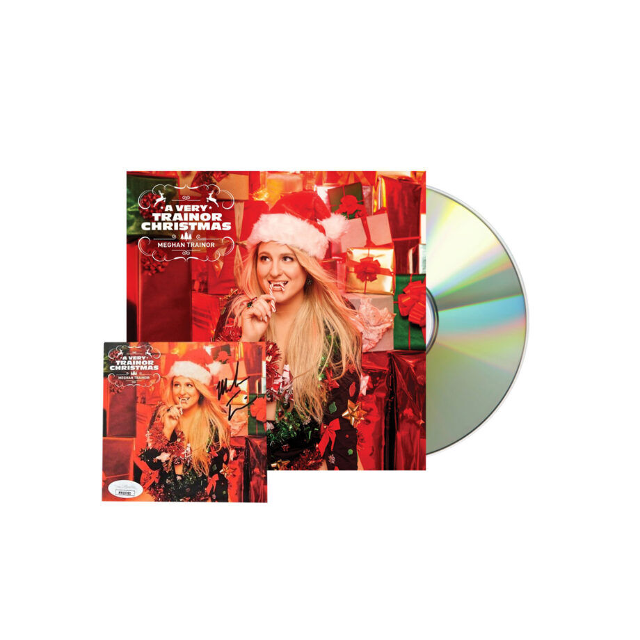 Meghan Trainor A Very Trainor Christmas Deluxe Jewel Case Cd, Signed Card