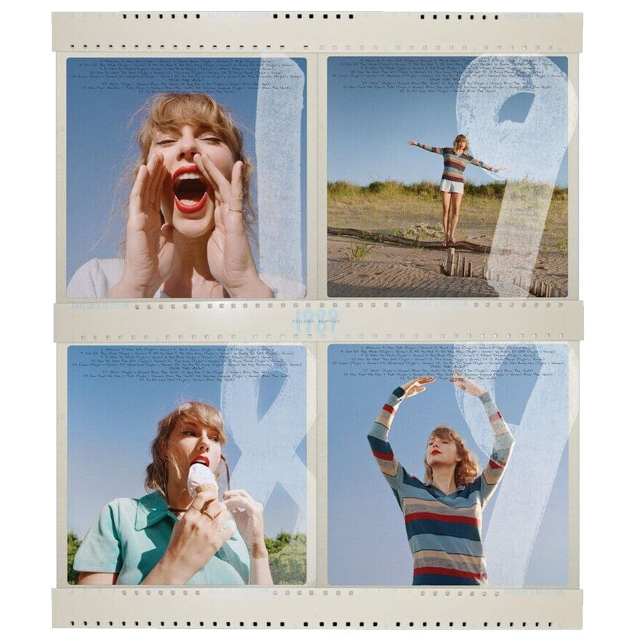 Taylor Swift 1989 (taylor's Version) Film Strip Vinyl Display Shelves