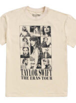 Taylor Swift The Eras Tour Us Dates Beige Natural Tshirt