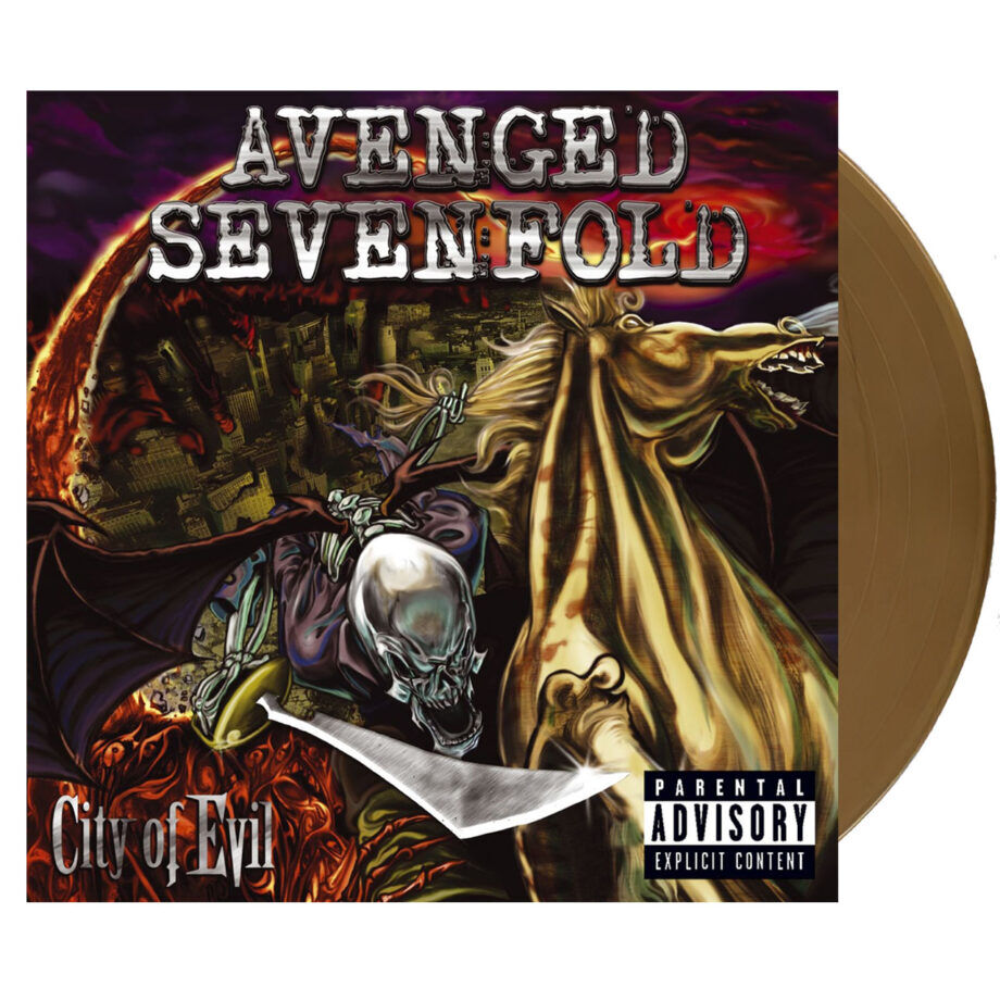 Avenged Sevenfold City Of Evil Gold 2lp Vinyl