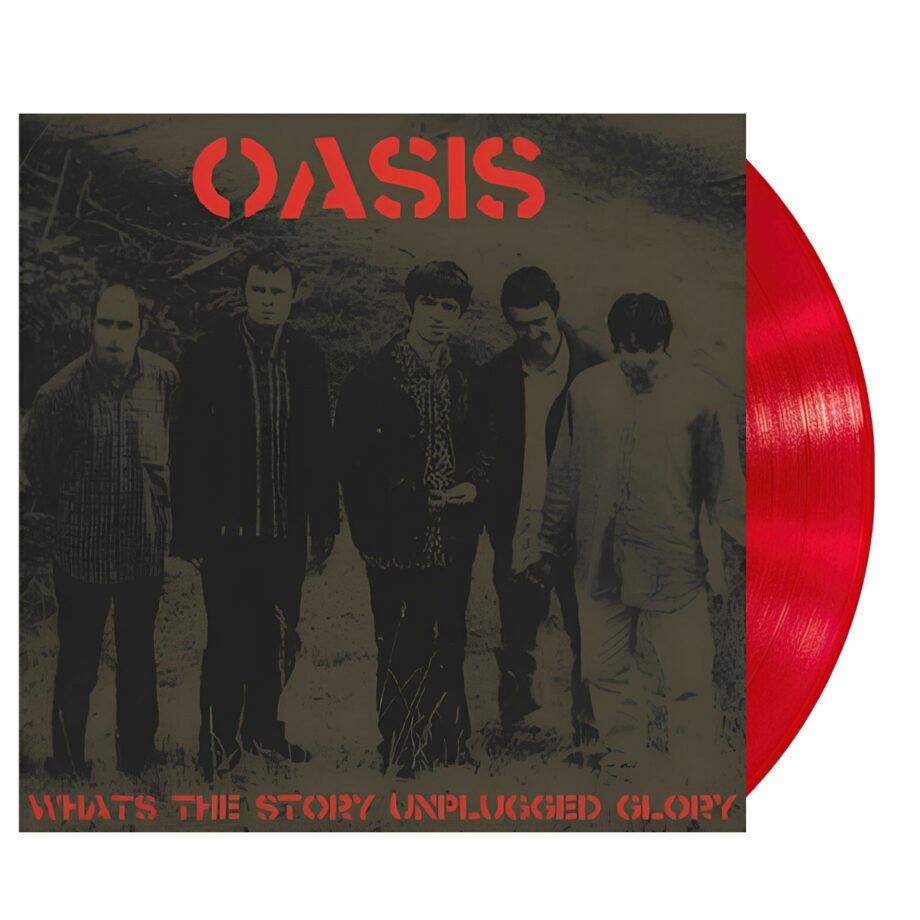 Oasis What's The Story Unplugged Glory Red 1lp Vinyl