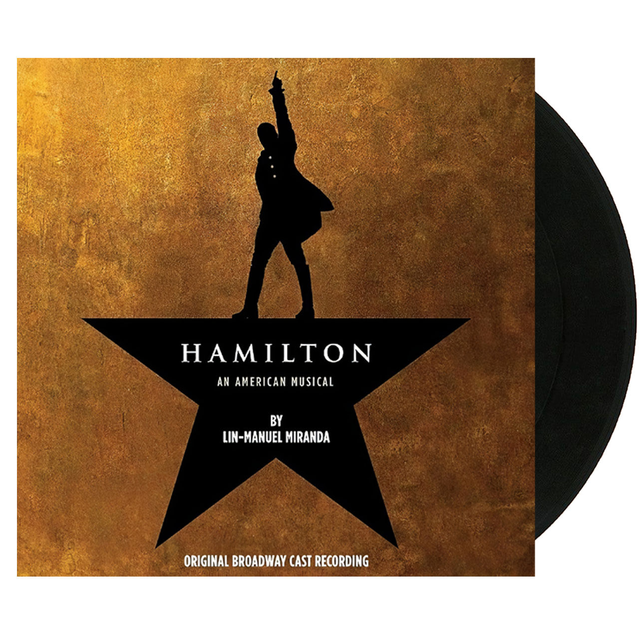 OST Hamilton Original Broadway Cast Recording Black 4LP Vinyl