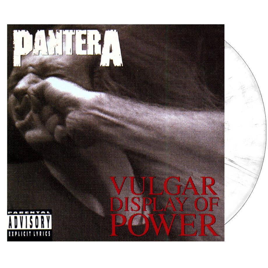 Pantera Vulgar Display Of Power Indie Black Grey 1lp Vinyl